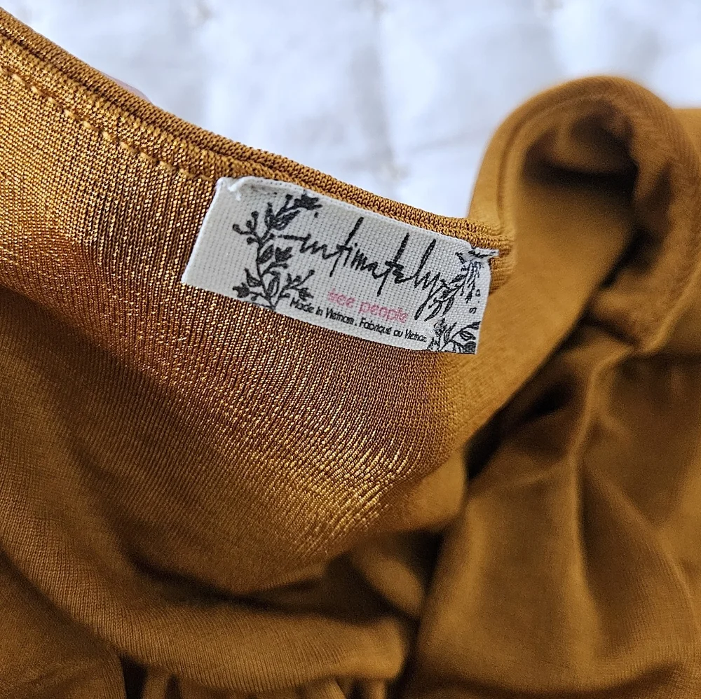 Free People Copper Bodysuit - Picture 2 of 4